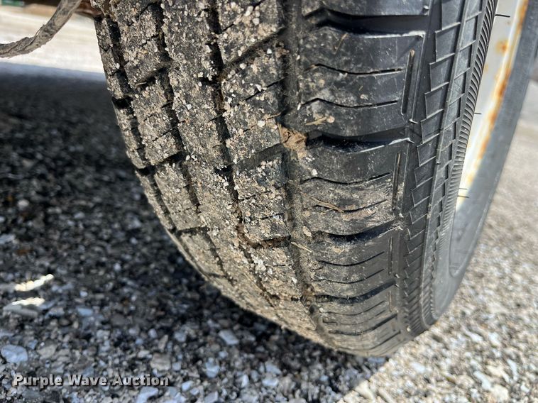 image for item LA9850 2023 Shop built  utility trailer