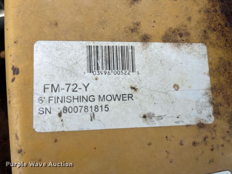 image for item LA9859 King Kutter FM-72-Y  finish mower