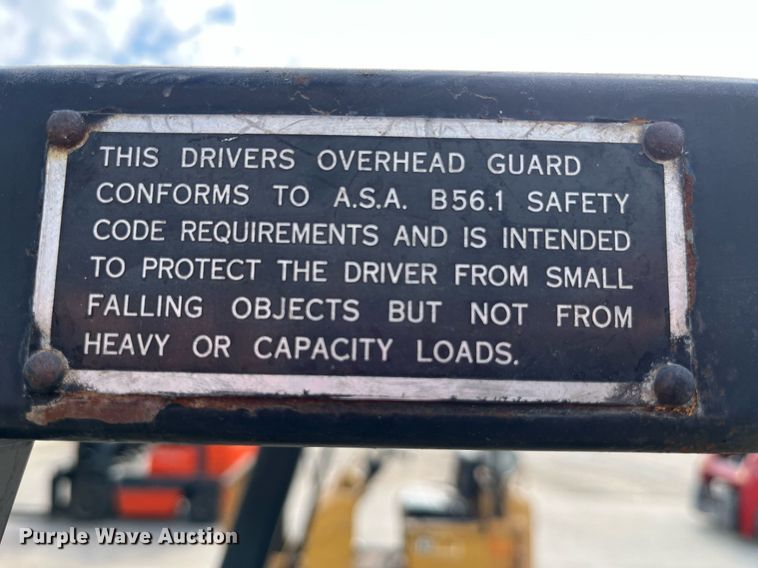 image for item LA9866 Clark 1641076  forklift