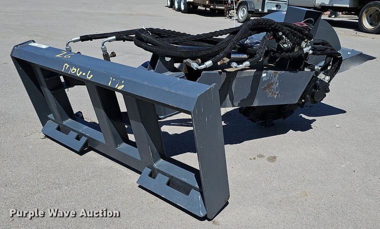 image for item LE9293 2023 Handy Attachments HSSG24X  skid steer stump grinder