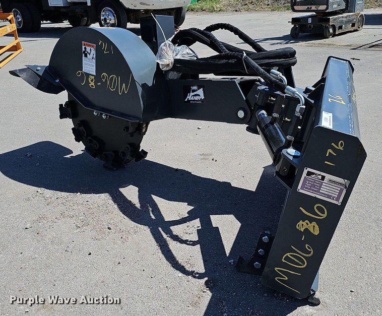 image for item LE9293 2023 Handy Attachments HSSG24X  skid steer stump grinder