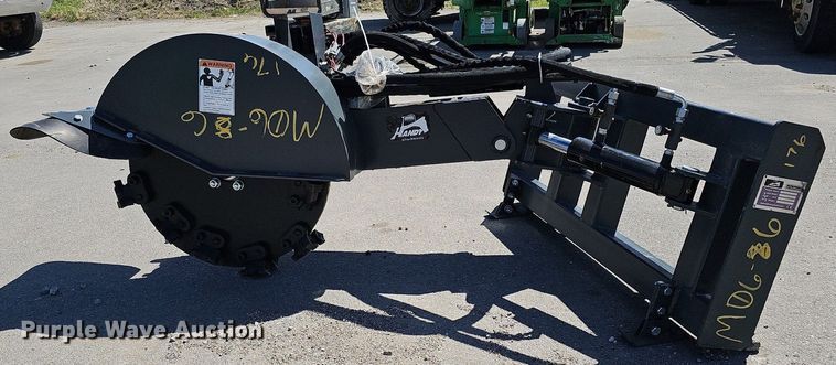 image for item LE9293 2023 Handy Attachments HSSG24X  skid steer stump grinder
