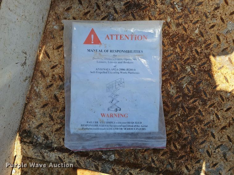 image for item LE9311 2015 JLG 1932RS  vertical lift