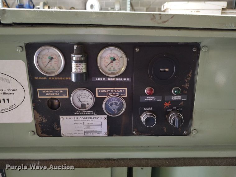 image for item LG9728 Sullair 12-50H  air compressor