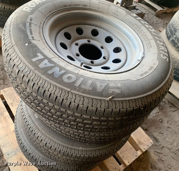 image for item LI9222 Approx. 8 pallets of wheels and tires