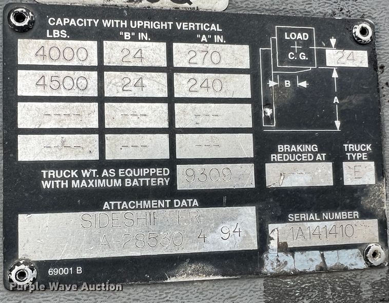 image for item LI9552 Crown RR3040-45  forklift