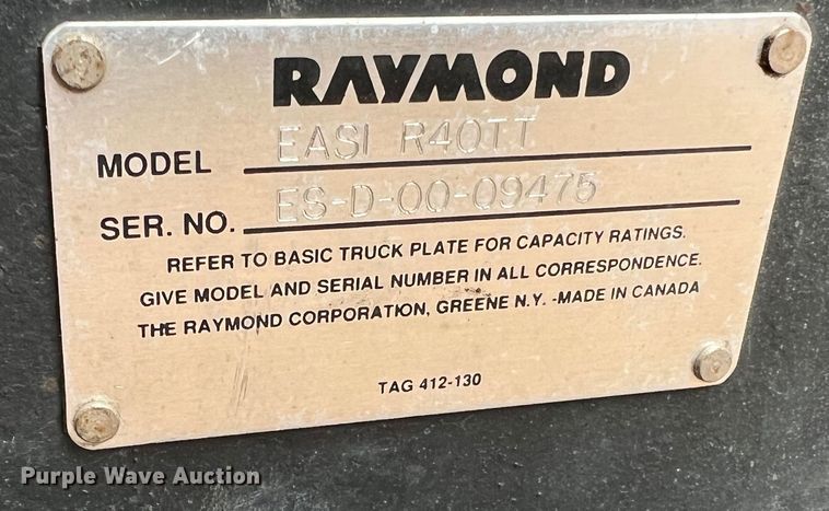 image for item LI9554 Raymond EAS R40TT  forklift