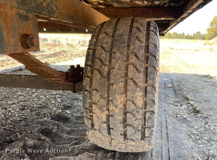 image for item LJ9584 2003 Shop built  equipment trailer