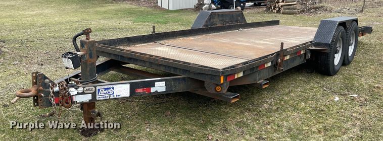 image for item LJ9594 2005 Liberty Industries Inc  tilt deck equipment trailer