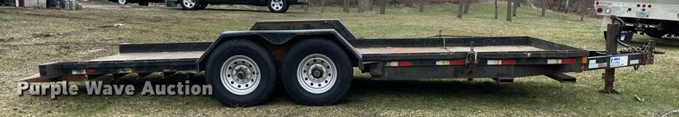 image for item LJ9594 2005 Liberty Industries Inc  tilt deck equipment trailer