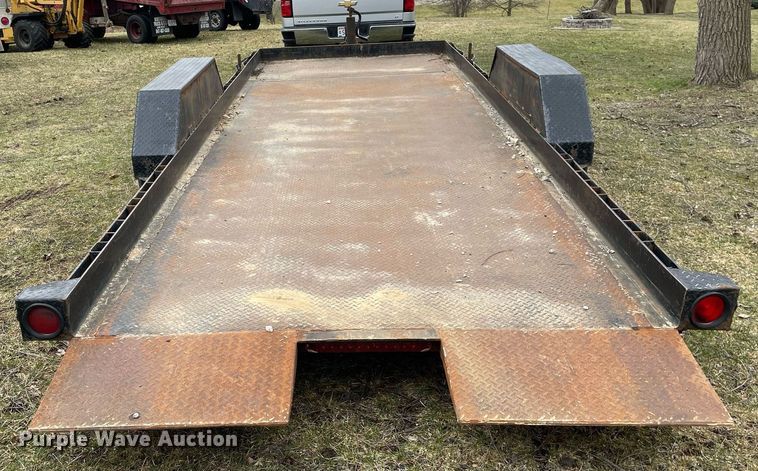 image for item LJ9594 2005 Liberty Industries Inc  tilt deck equipment trailer