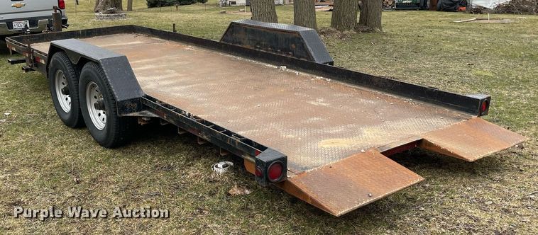 image for item LJ9594 2005 Liberty Industries Inc  tilt deck equipment trailer