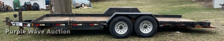 image for item LJ9594 2005 Liberty Industries Inc  tilt deck equipment trailer