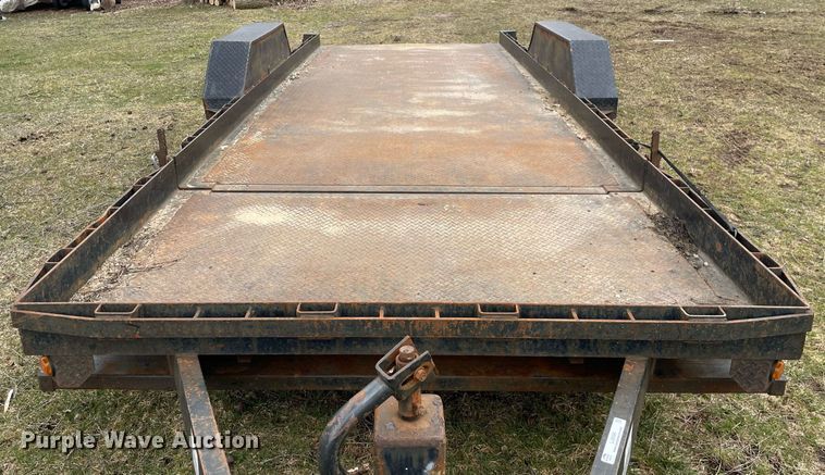 image for item LJ9594 2005 Liberty Industries Inc  tilt deck equipment trailer