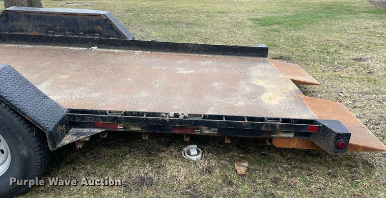 image for item LJ9594 2005 Liberty Industries Inc  tilt deck equipment trailer