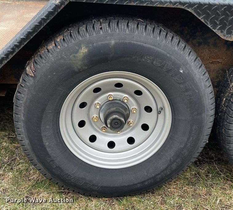 image for item LJ9594 2005 Liberty Industries Inc  tilt deck equipment trailer