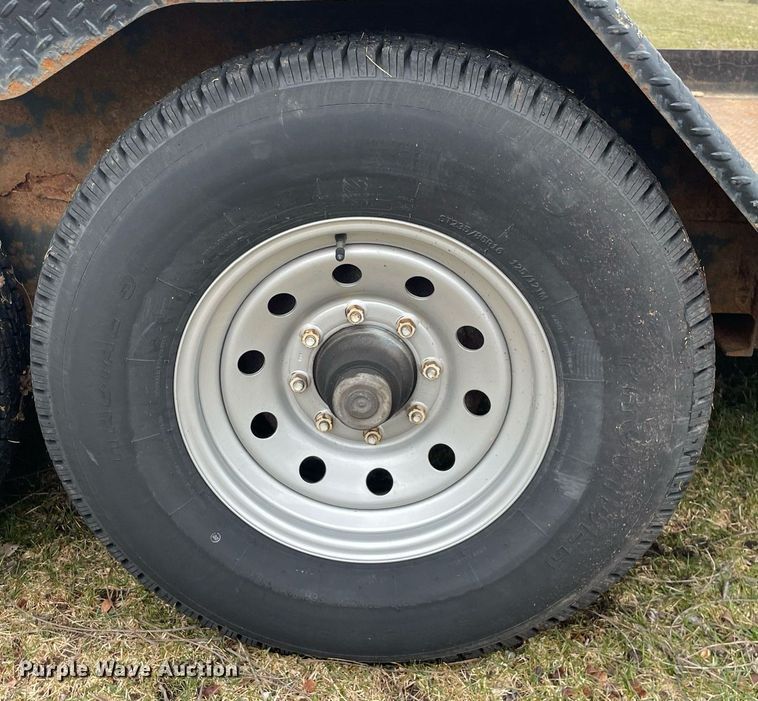 image for item LJ9594 2005 Liberty Industries Inc  tilt deck equipment trailer