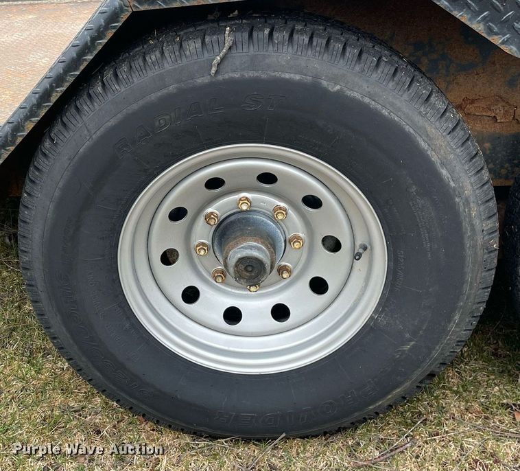 image for item LJ9594 2005 Liberty Industries Inc  tilt deck equipment trailer