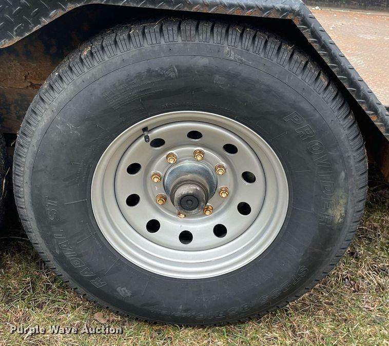 image for item LJ9594 2005 Liberty Industries Inc  tilt deck equipment trailer