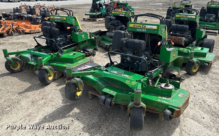 image for item LN9153 (4) John Deere ZTR lawn mowers