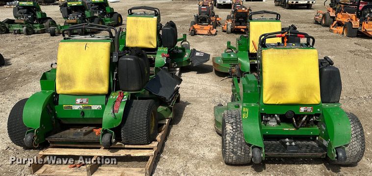 image for item LN9153 (4) John Deere ZTR lawn mowers