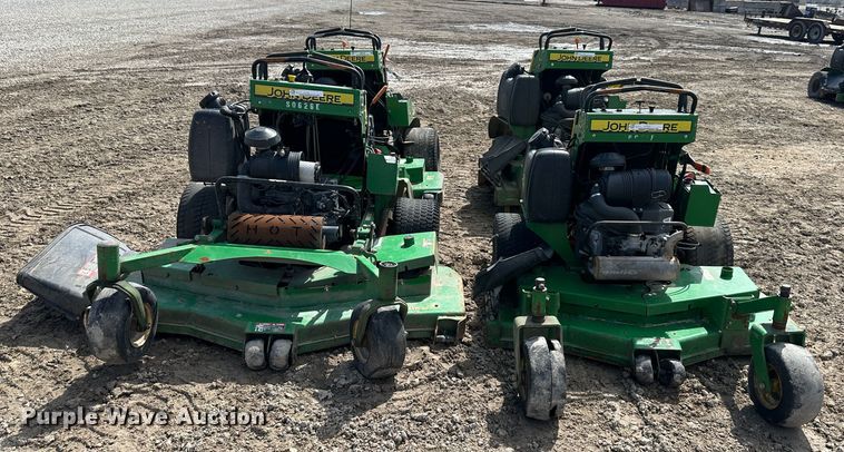 image for item LN9154 (4) John Deere ZTR lawn mowers