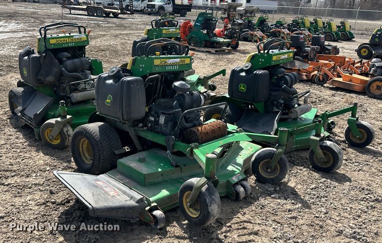 image for item LN9154 (4) John Deere ZTR lawn mowers