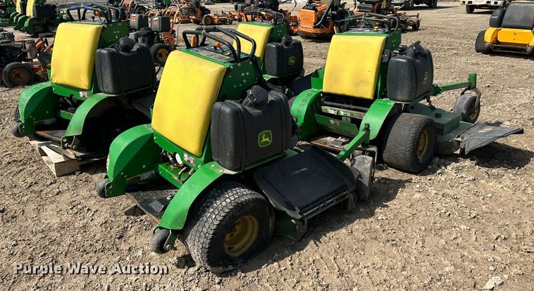 image for item LN9154 (4) John Deere ZTR lawn mowers
