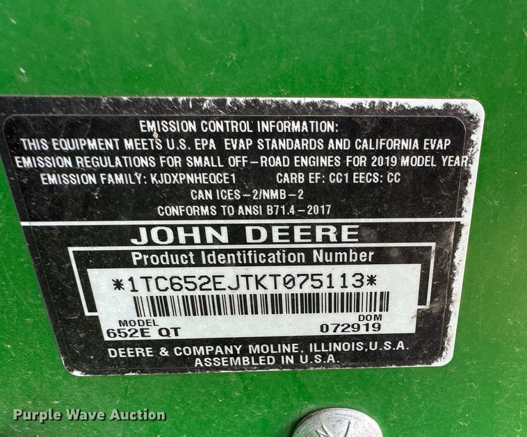 image for item LN9154 (4) John Deere ZTR lawn mowers