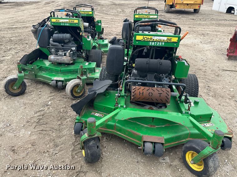 image for item LN9157 (4) John Deere ZTR lawn mowers