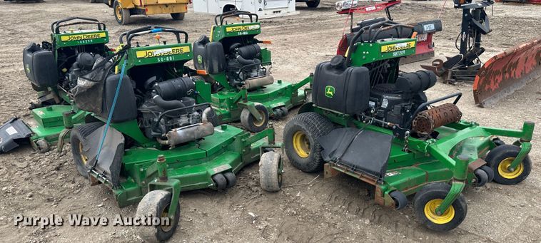 image for item LN9157 (4) John Deere ZTR lawn mowers