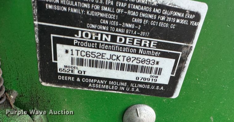 image for item LN9157 (4) John Deere ZTR lawn mowers