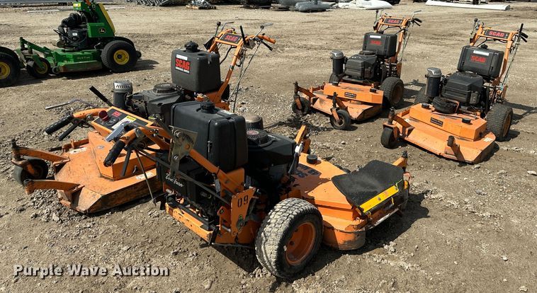 image for item LN9158 (4) Scag Advantage 36 ZTR lawn mowers