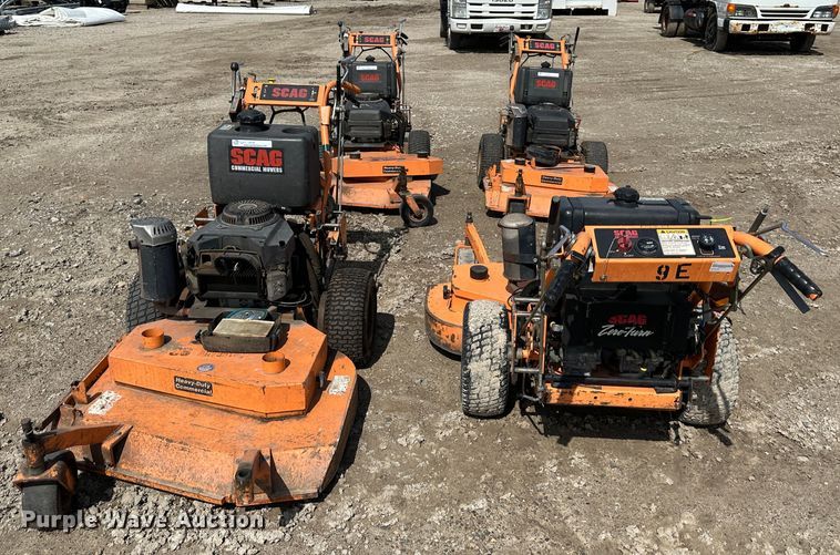 image for item LN9158 (4) Scag Advantage 36 ZTR lawn mowers