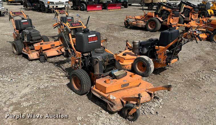 image for item LN9158 (4) Scag Advantage 36 ZTR lawn mowers