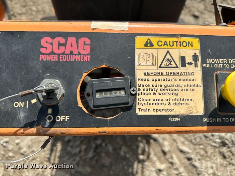 image for item LN9158 (4) Scag Advantage 36 ZTR lawn mowers