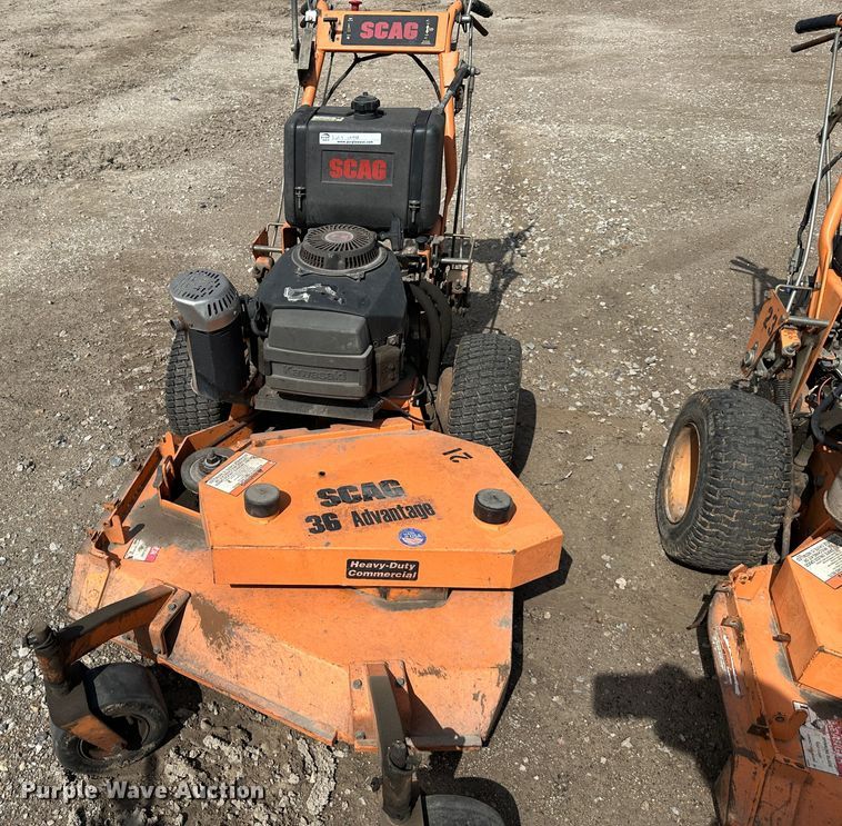 image for item LN9158 (4) Scag Advantage 36 ZTR lawn mowers