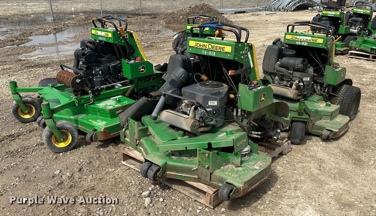 image for item LN9165 (4) John Deere ZTR lawn mowers