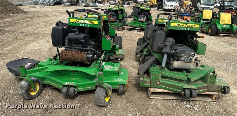 image for item LN9165 (4) John Deere ZTR lawn mowers
