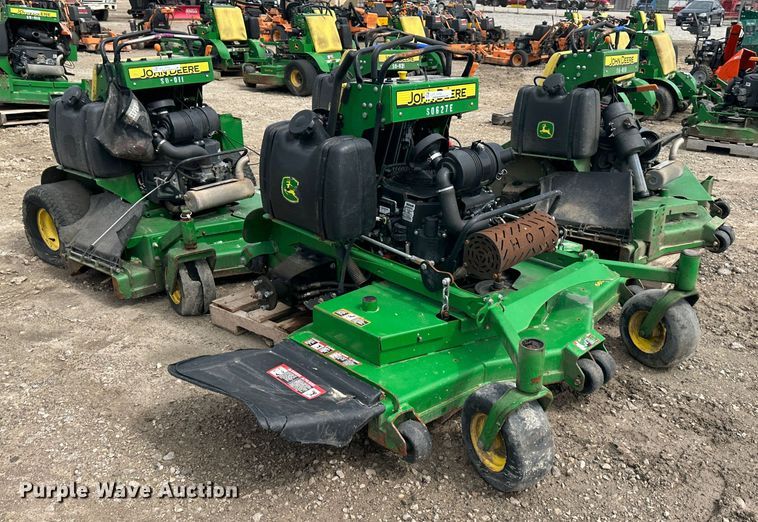 image for item LN9165 (4) John Deere ZTR lawn mowers