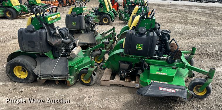 image for item LN9165 (4) John Deere ZTR lawn mowers