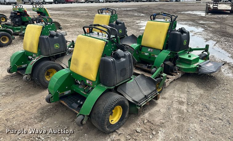 image for item LN9165 (4) John Deere ZTR lawn mowers