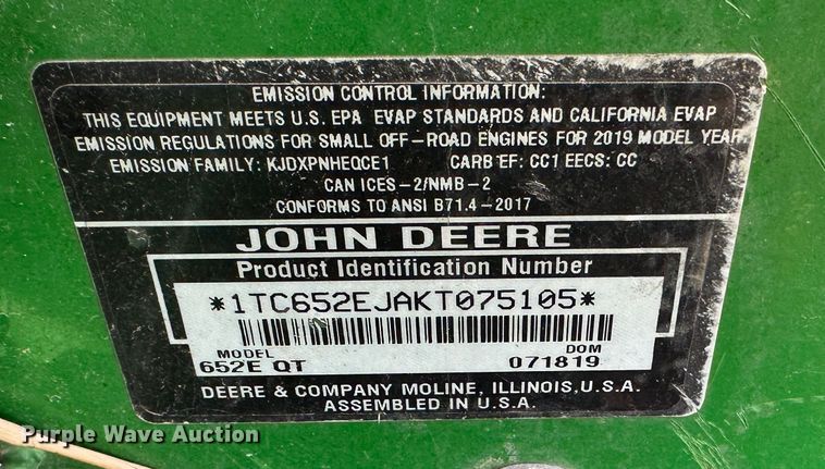 image for item LN9165 (4) John Deere ZTR lawn mowers
