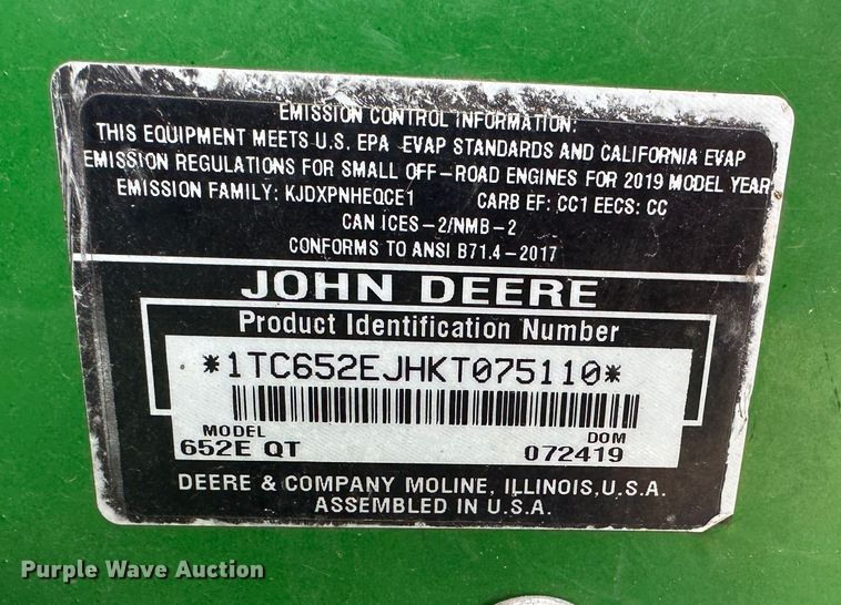 image for item LN9165 (4) John Deere ZTR lawn mowers