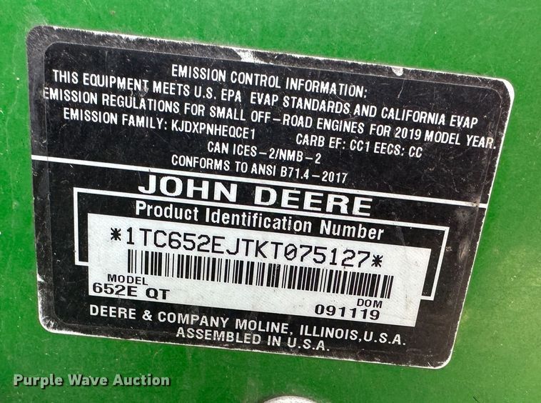 image for item LN9165 (4) John Deere ZTR lawn mowers