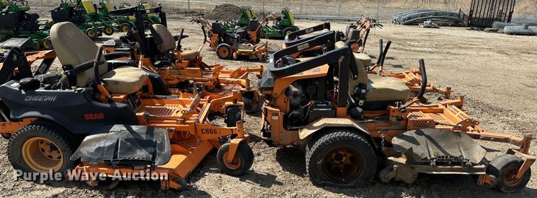 image for item LN9169 (4) Scag ZTR lawn mowers