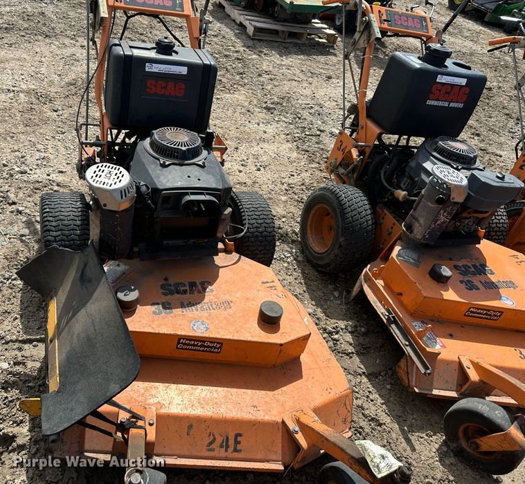 image for item LN9170 (6) Scag Advantage 36 ZTR lawn mowers