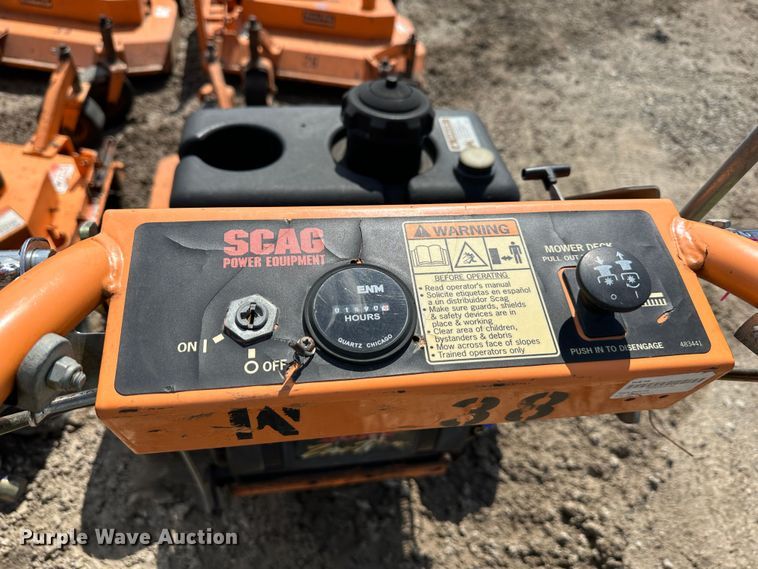 image for item LN9170 (6) Scag Advantage 36 ZTR lawn mowers