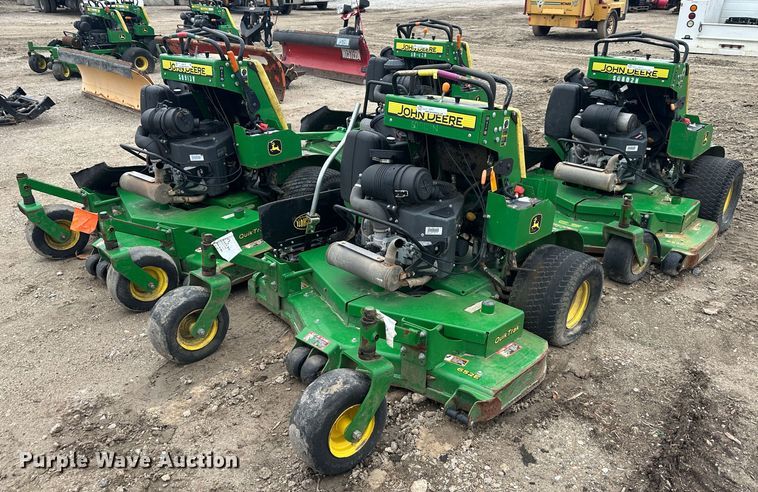 image for item LN9172 (4) John Deere ZTR lawn mowers