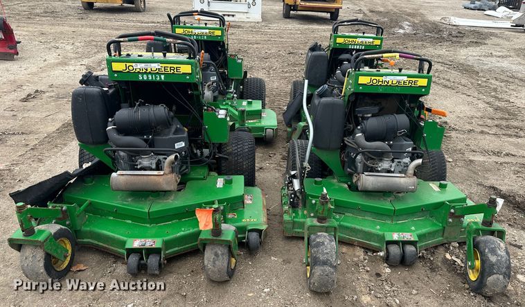 image for item LN9172 (4) John Deere ZTR lawn mowers